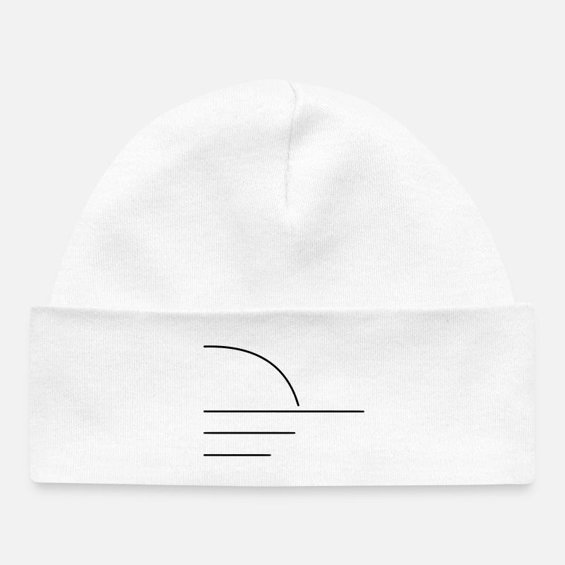 Sun - Baby Organic Beanie - white