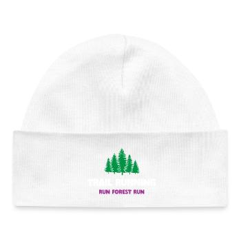 Trailrunning - Run Forest Run - Baby Organic Mütze - Weiß - Vorne