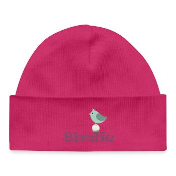Oiselet de golf - Bonnet bébé bio - blanc - Devant