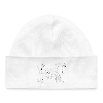 red panda - Baby Organic Beanie - white - Front