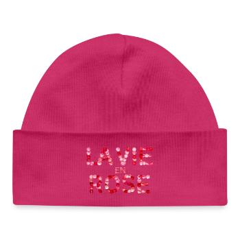 La Vie en Rose - Baby Organic Beanie - white - Front