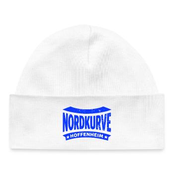 Hoffenheim Nordkurve Stadion Fan Hoodie, Shirt - Baby Organic Mütze - Weiß - Vorne