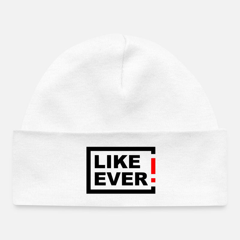 JAMAIS ! - Bonnet bébé bio - blanc