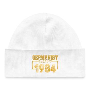 University 1984 - Baby Organic Beanie - white - Front