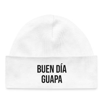 Good morning beautiful - Baby Organic Beanie - white - Front
