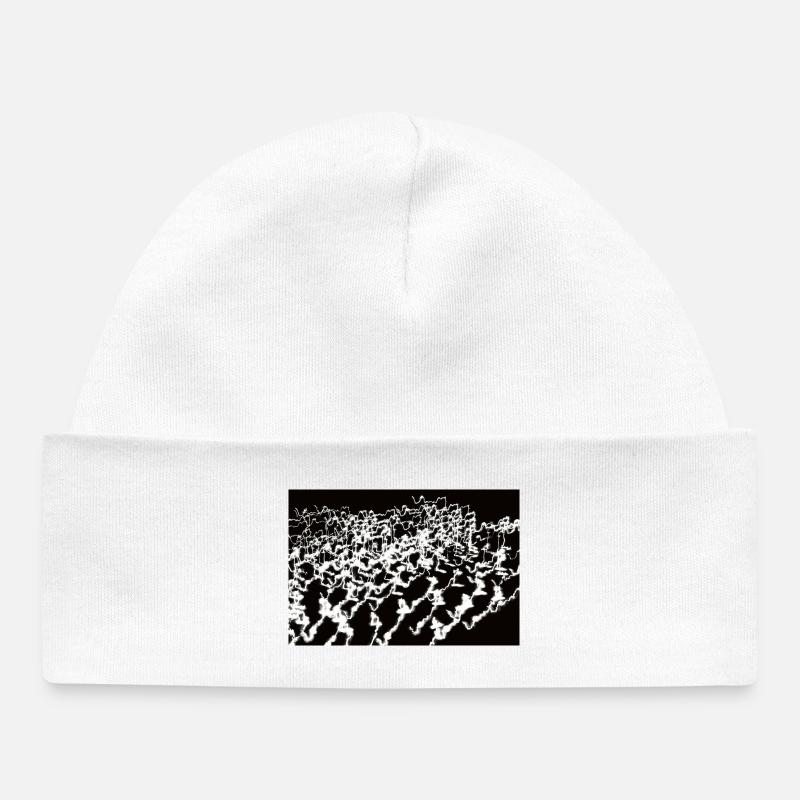 Lichtspiele 6 - Bonnet bébé bio - blanc