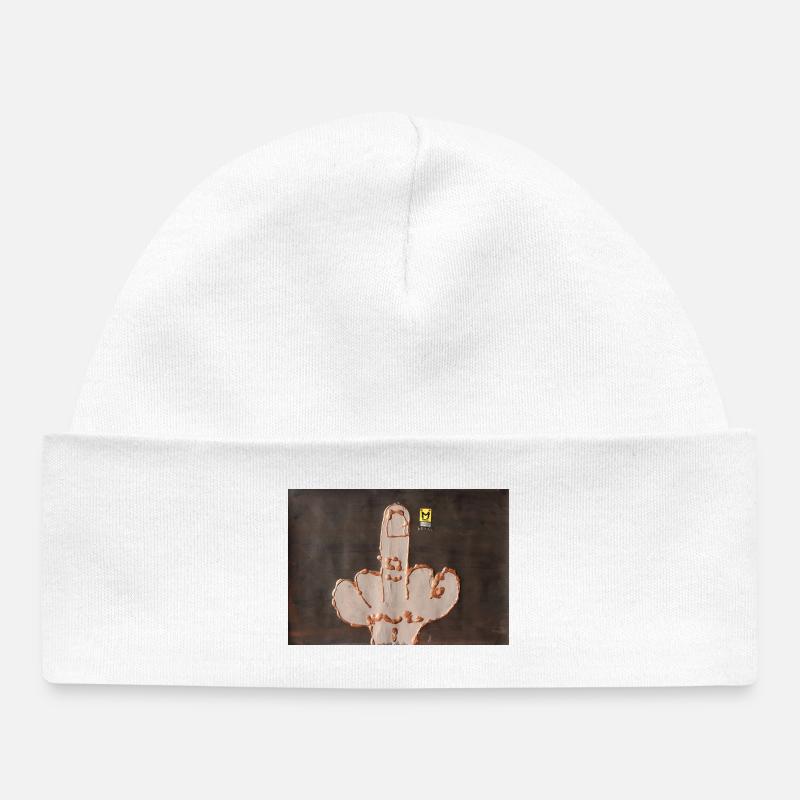 (ma) couronne - Bonnet bébé bio - blanc