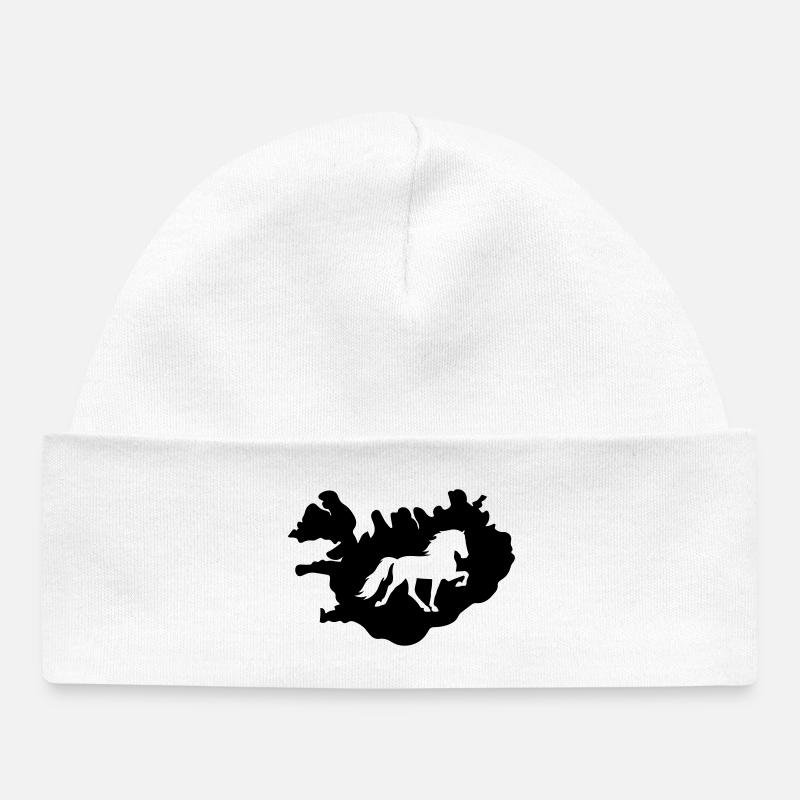 Île de Tölter - Bonnet bébé bio - blanc