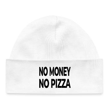 Pizza - Baby Organic Beanie - white - Front