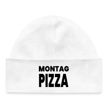 Pizza - Baby Organic Beanie - white - Front