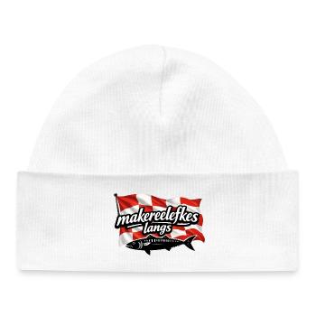 makereelefkes_langs - Baby Organic Beanie - white - Front