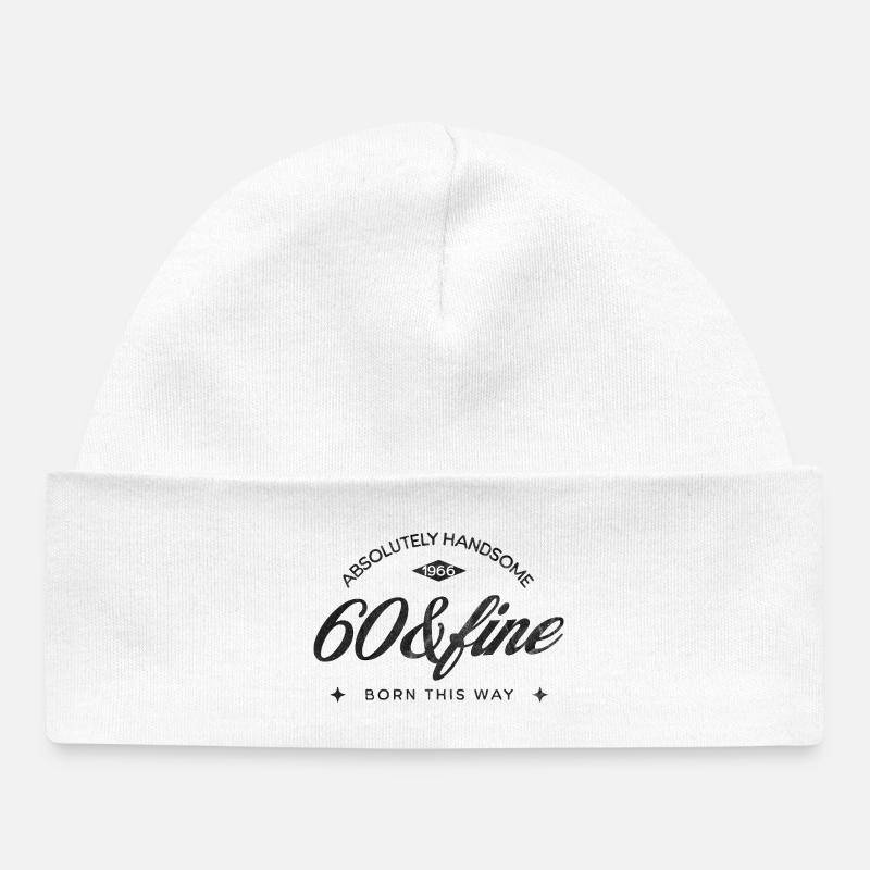 Vintage Born This Way – Absolument Beau 60 - Bonnet bébé bio - blanc
