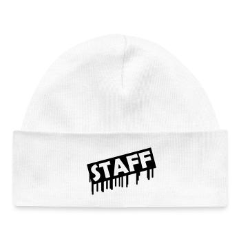 Personnel - Bonnet bébé bio - blanc - Devant