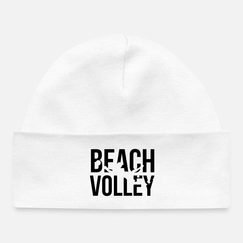 beach volley - Bonnet bébé bio - blanc