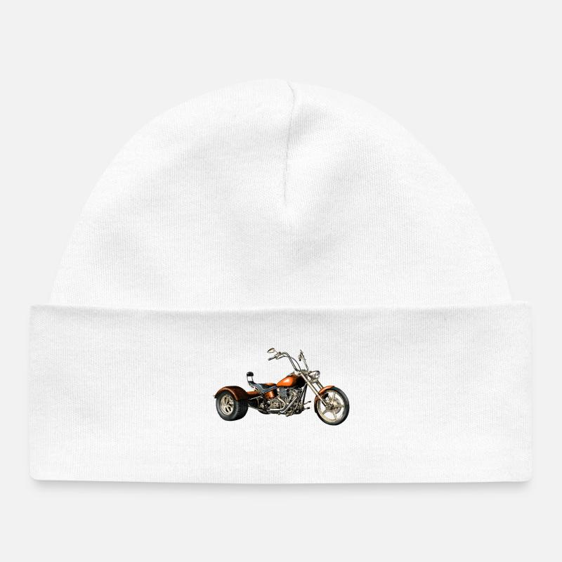 trike - Bonnet bébé bio - blanc