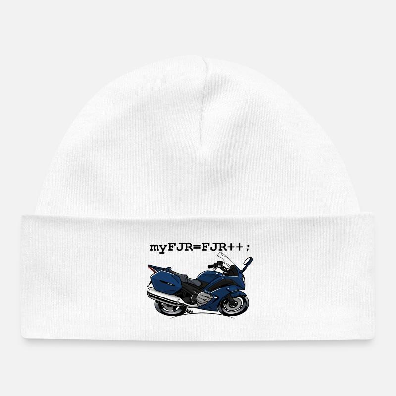 couleur myFJR - Bonnet bébé bio - blanc