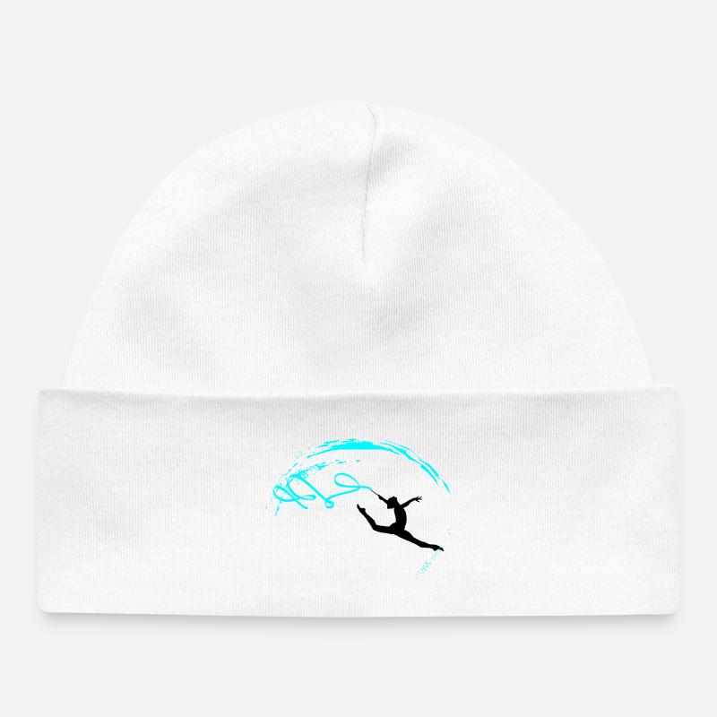 Gymnastique rythmique - Bonnet bébé bio - blanc