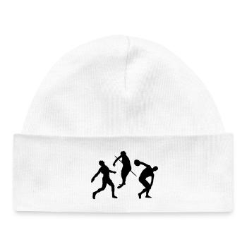 Athletics - Baby Organic Beanie - white - Front