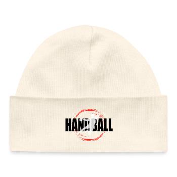 Handball - Bonnet bébé bio - blanc - Devant