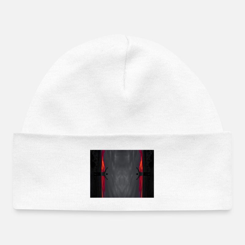 Les mains vers le ciel - Bonnet bébé bio - blanc
