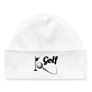 Golf 2 - Baby Organic Beanie - white - Front