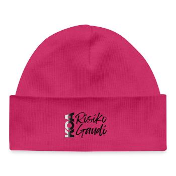 koa risk koa Gaudi, no risk no fun - Baby Organic Beanie - white - Front