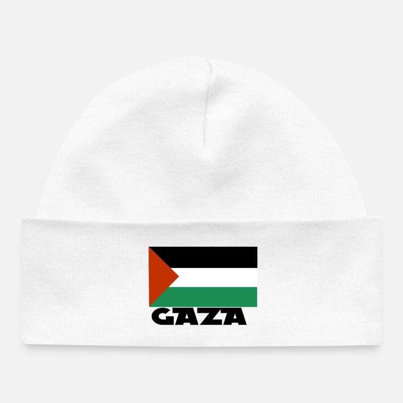 palestine1234 - Bonnet bébé bio - blanc