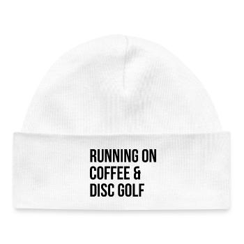 Disc golf - Bonnet bébé bio - blanc - Devant