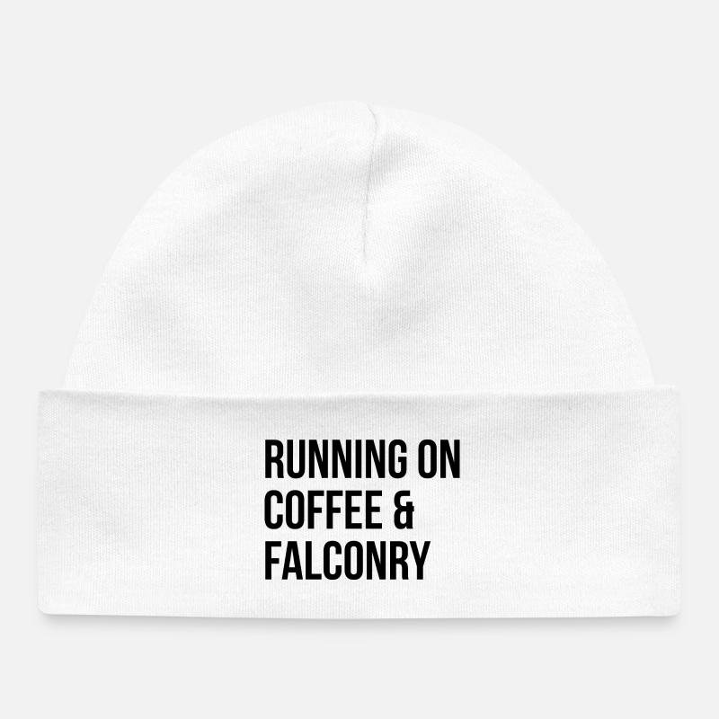 fauconnerie - Bonnet bébé bio - blanc