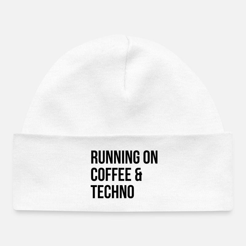 Techno - Baby Organic Mütze - Weiß