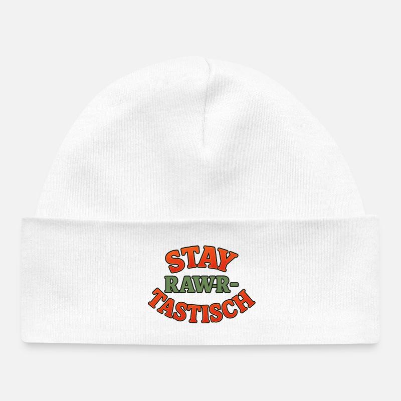 Séjour Rawr-Tastsich - Bonnet bébé bio - blanc