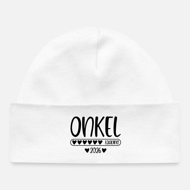Onkel 2026 loading - Baby Organic Mütze - Weiß