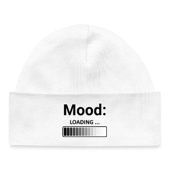 Mood Loading Stilvolles Design Ladestange - Baby Organic Mütze - Weiß - Vorne