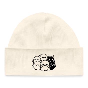 Gang fantôme - Bonnet bébé bio - blanc - Devant
