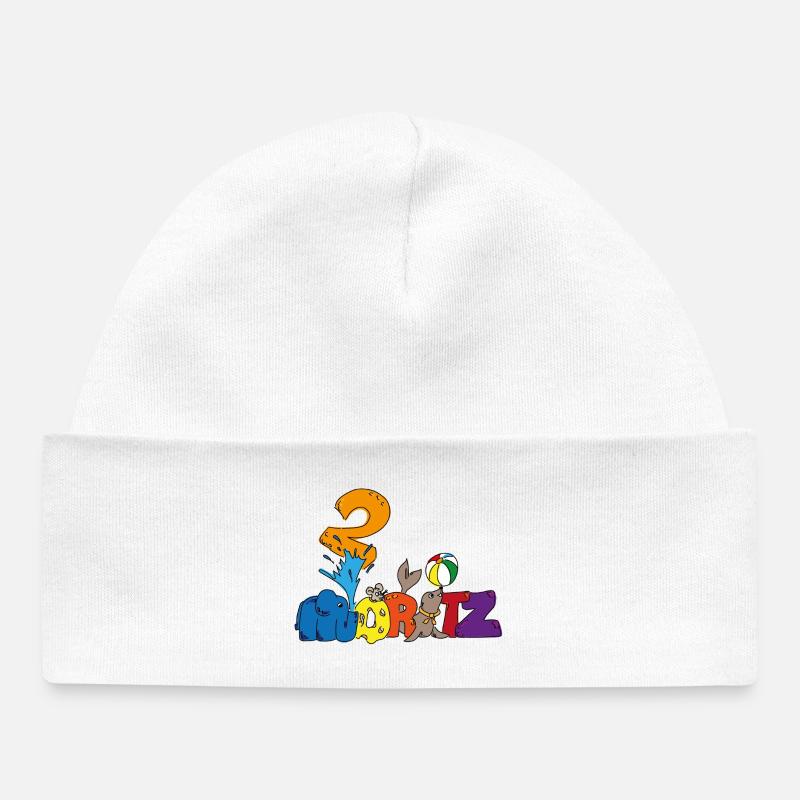 Moritz fête ses 2 ans - Bonnet bébé bio - blanc