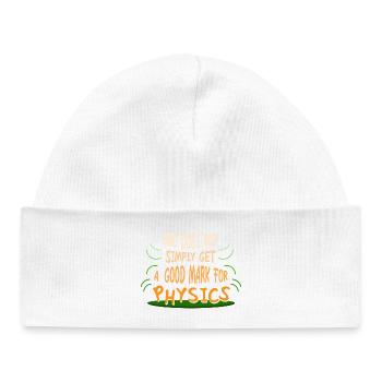 Physics Physicist Physics Student Physics Teacher - Baby Organic Beanie - white - Front