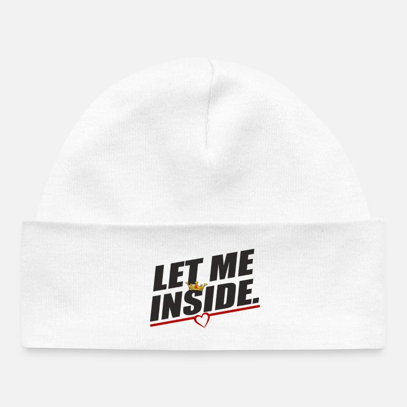 Édition Moineau de la Saint-Valentin - Bonnet bébé bio - blanc