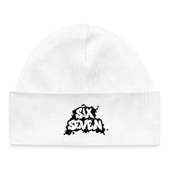 Six Seven Graffiti - Baby Organic Beanie - white - Front