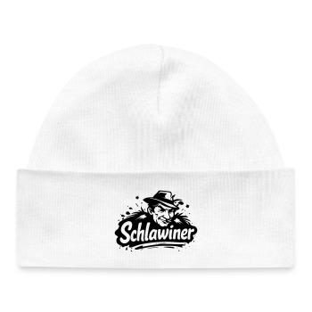 Schlawiner - Bonnet bébé bio - blanc - Devant