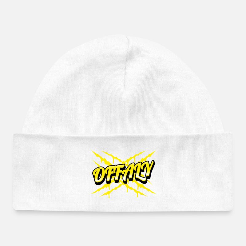 Comté d’Offaly, Irlande - Bonnet bébé bio - blanc
