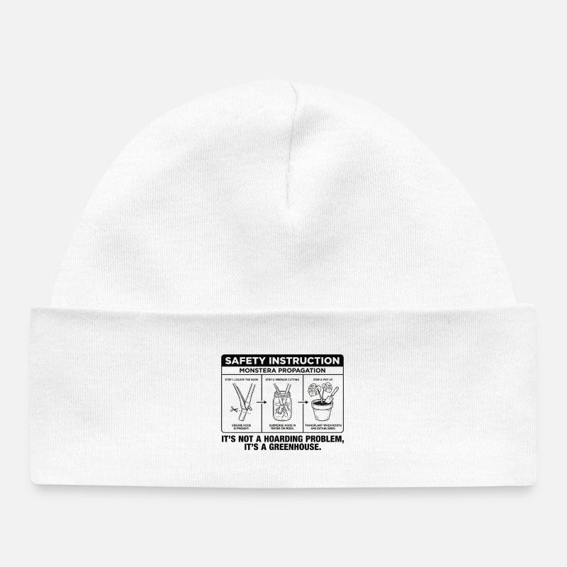 Guide de propagation de la monstera : c’est une serre, pas - Bonnet bébé bio - blanc