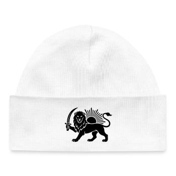 Persian Lion Persia Iran - Baby Organic Beanie - white - Front