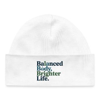 Osteopath Balanced Body Brighter Life Professional - Baby Organic Mütze - Weiß - Vorne