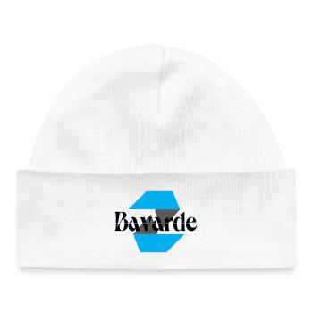 Chatty Logo - Baby Organic Beanie - white - Front