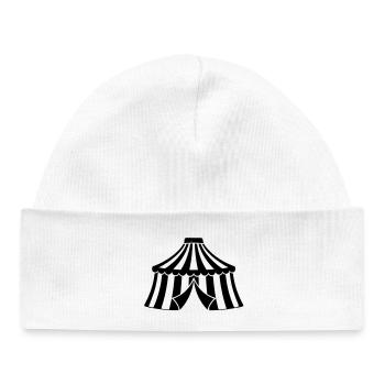 Icône de l’événement Circus Tent Manege - Bonnet bébé bio - blanc - Devant