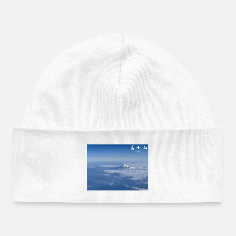 Mont Fuji - Bonnet bébé bio - blanc