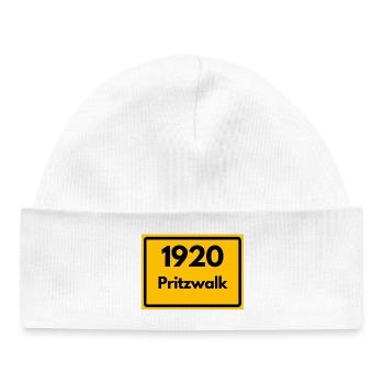 ANCIEN CODE POSTAL RÉTRO 1920 PRITZWALK HEIMAT - Bonnet bébé bio - blanc - Devant