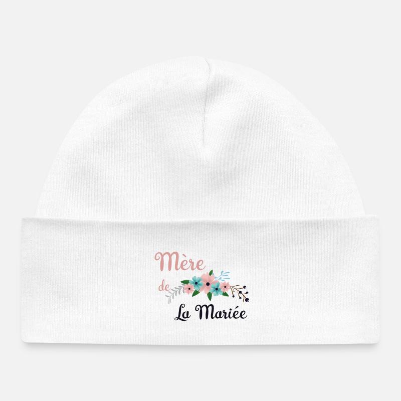 Mère de la Mariée - Collection Bucolique - Bonnet bébé bio - blanc