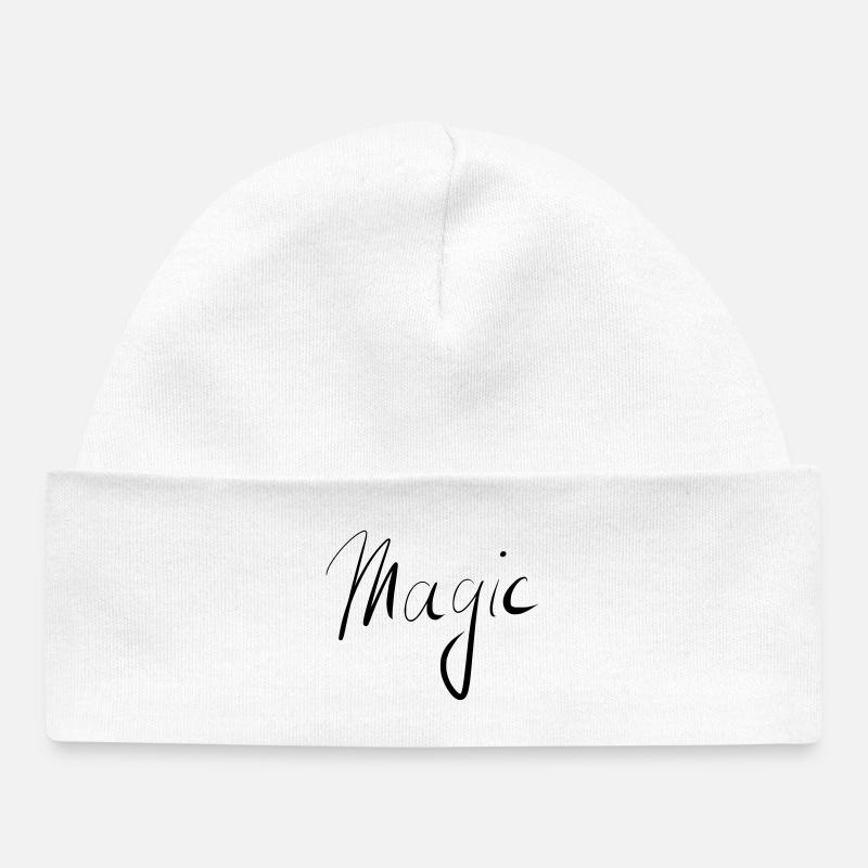 Magic - Baby Organic Beanie - white
