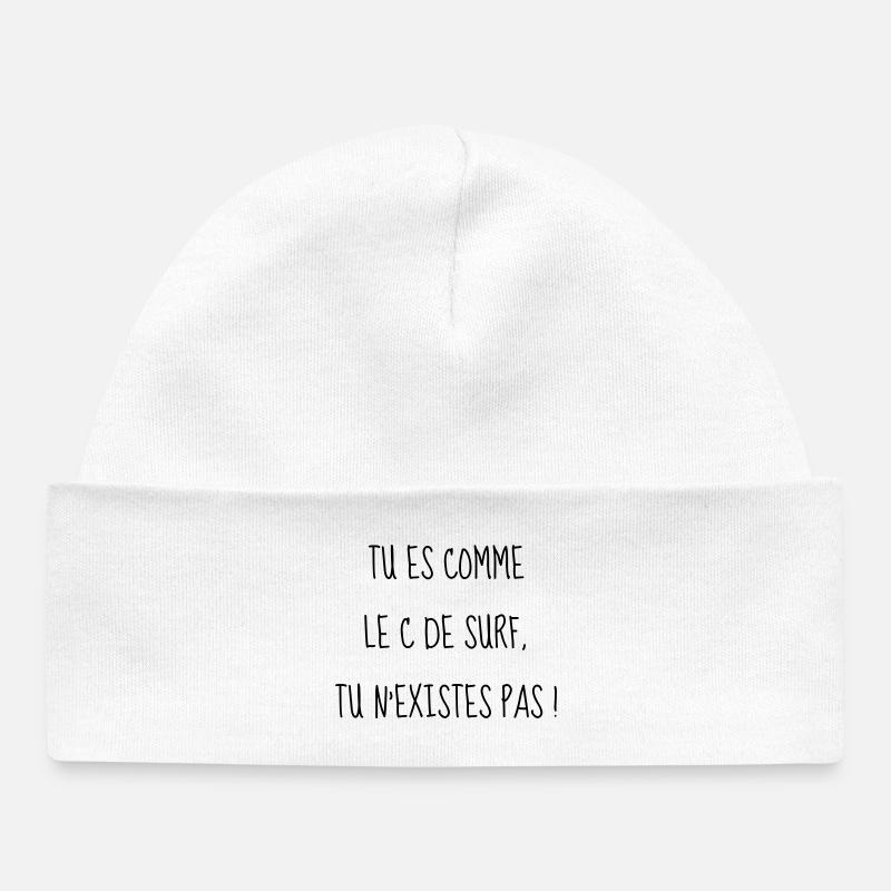 Cinéma / Citation / Série télé / Geek - Bonnet bébé bio - blanc